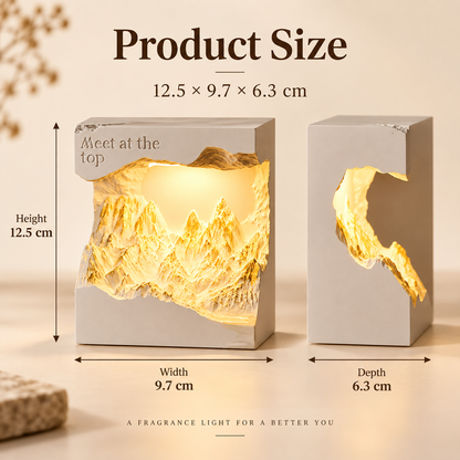 MCOIKY®"Meet at the Top" Inspirational Mountain Light