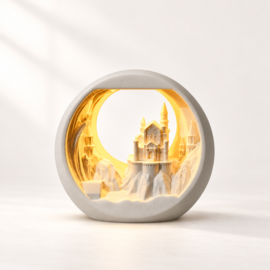 MCOIKY®Fairytale Castle 3D Sculptural Light