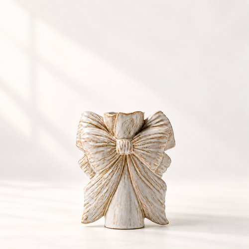 MCOIKY®Sculptural Bow Ceramic Vase