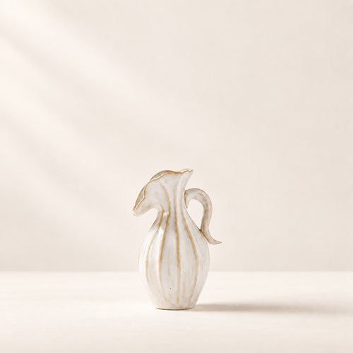 Sculptural Ceramic Pitcher Vase