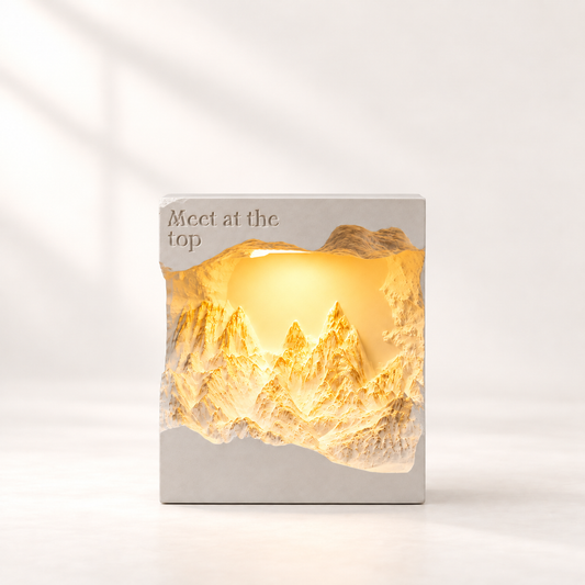MCOIKY®"Meet at the Top" Inspirational Mountain Light