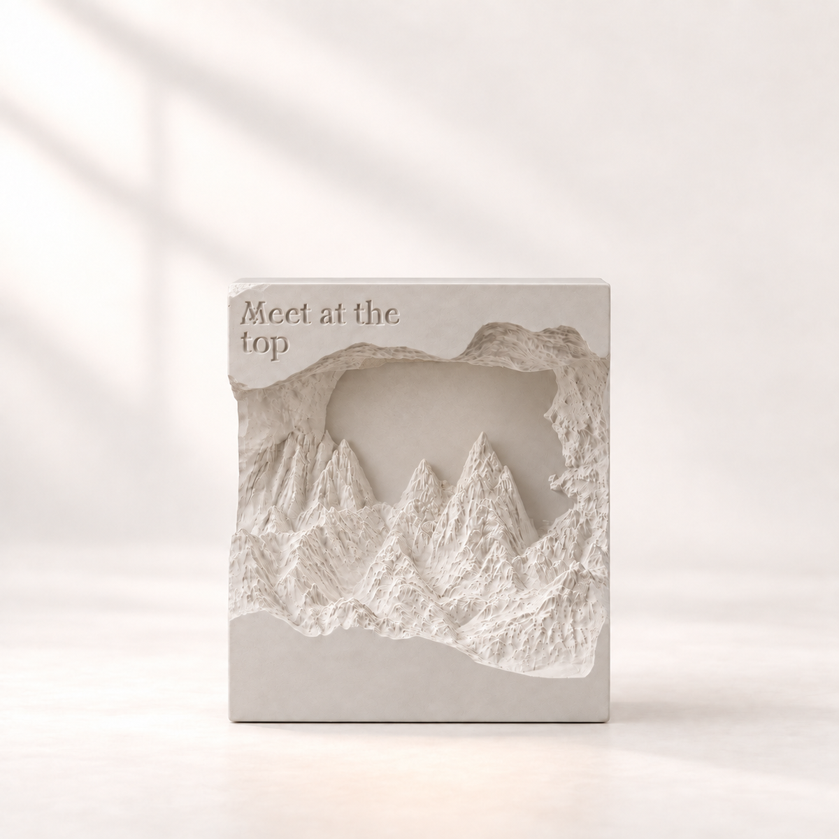 MCOIKY®"Meet at the Top" Inspirational Mountain Light