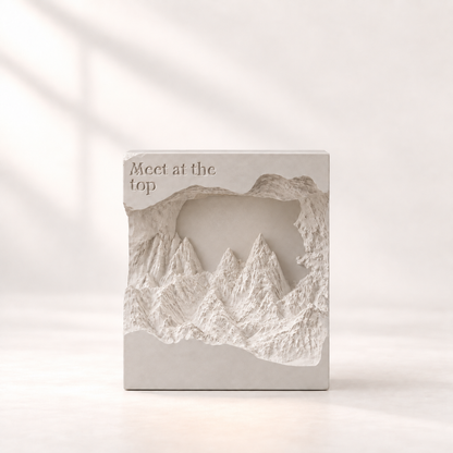 MCOIKY®"Meet at the Top" Inspirational Mountain Light
