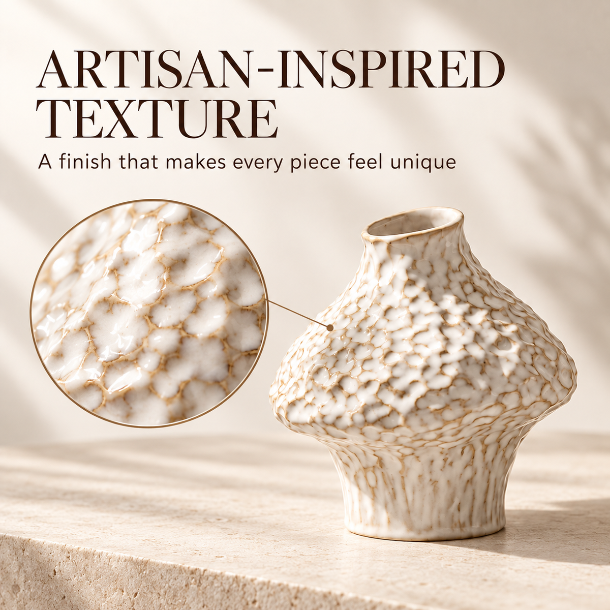 Textured Ceramic Vase