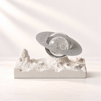 MCOIKY®Tiny Universe Crystal Sphere Lamp | Sculpted Lunar Base Light