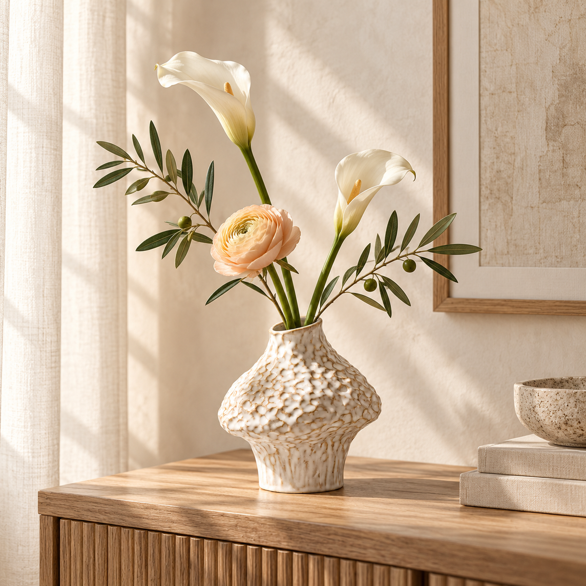 Textured Ceramic Vase