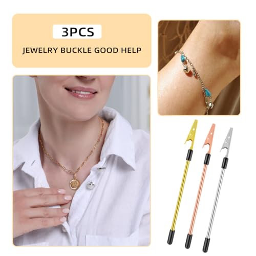 ✨ Bracelet Clasp Helper Tool 💎 Easy One-Hand Jewelry Fastener-Put On Any Bracelet By Yourself