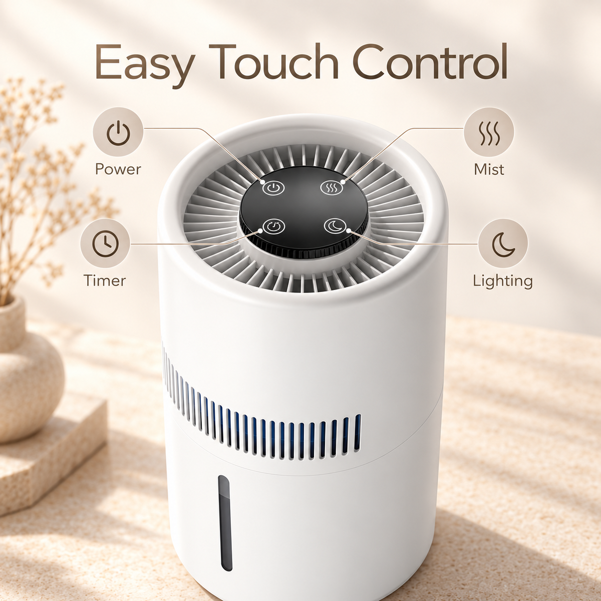 MCOIKY®PureMist Compact Ultrasonic Humidifier