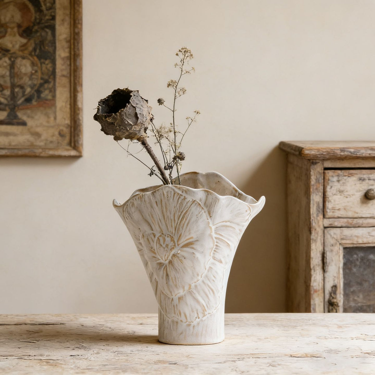 MCOIKY®Scalloped Edge Ceramic Accent