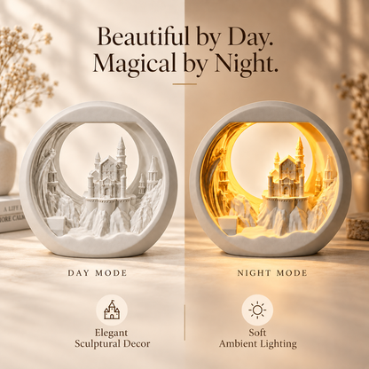MCOIKY®Fairytale Castle 3D Sculptural Light