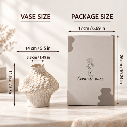 Textured Ceramic Vase