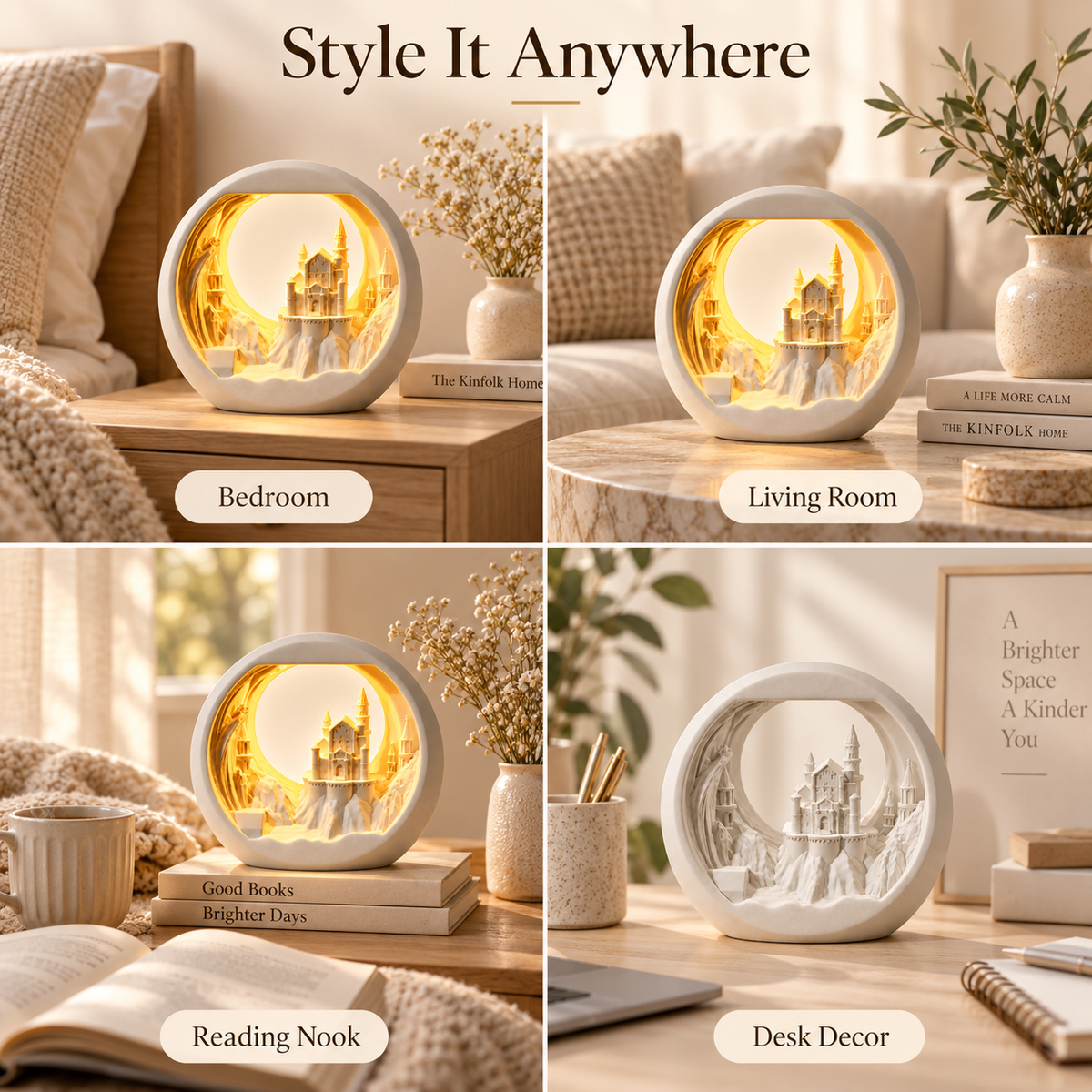 MCOIKY®Fairytale Castle 3D Sculptural Light