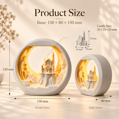 MCOIKY®Fairytale Castle 3D Sculptural Light