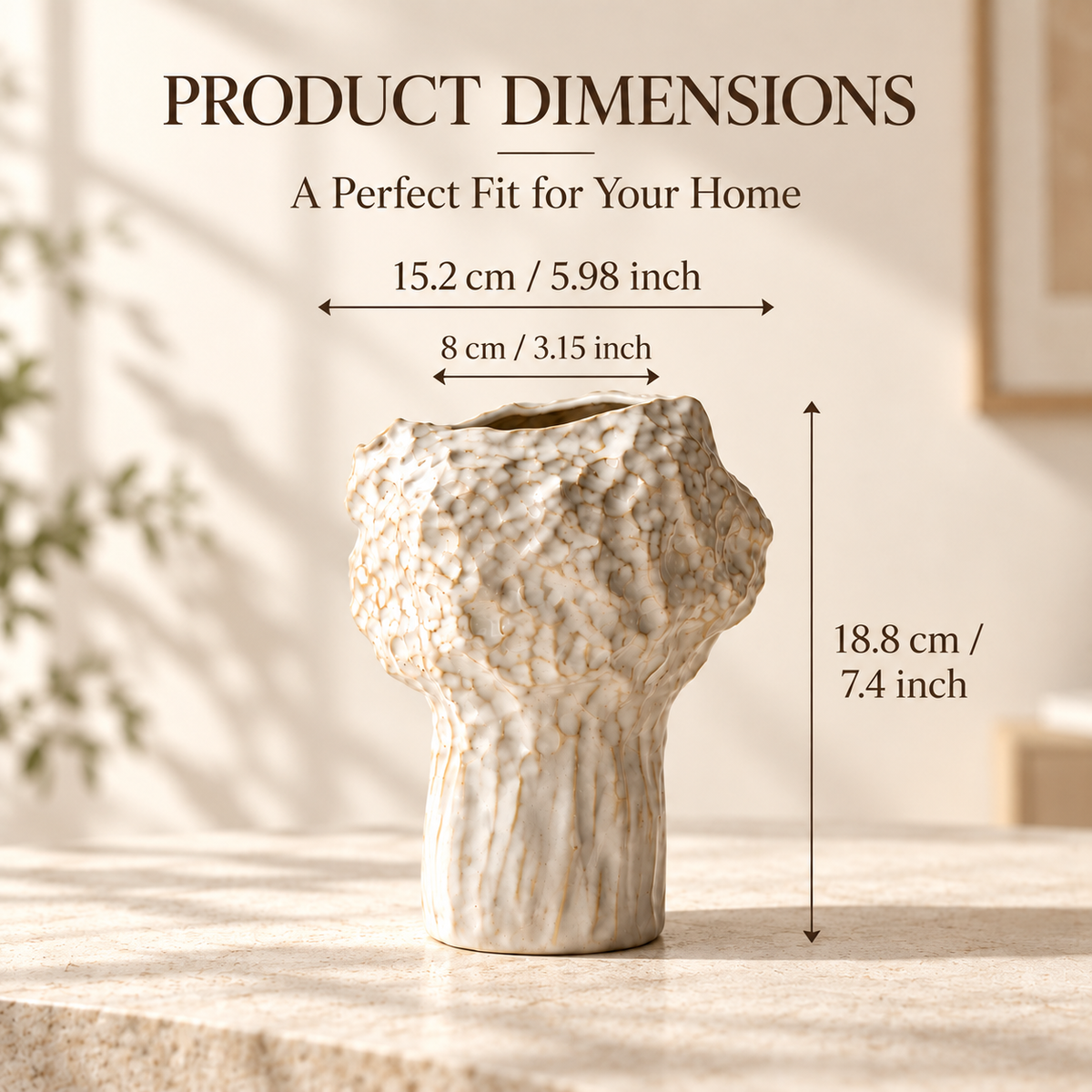 MCOIKY®The Organic Sculptural Ceramic Vase