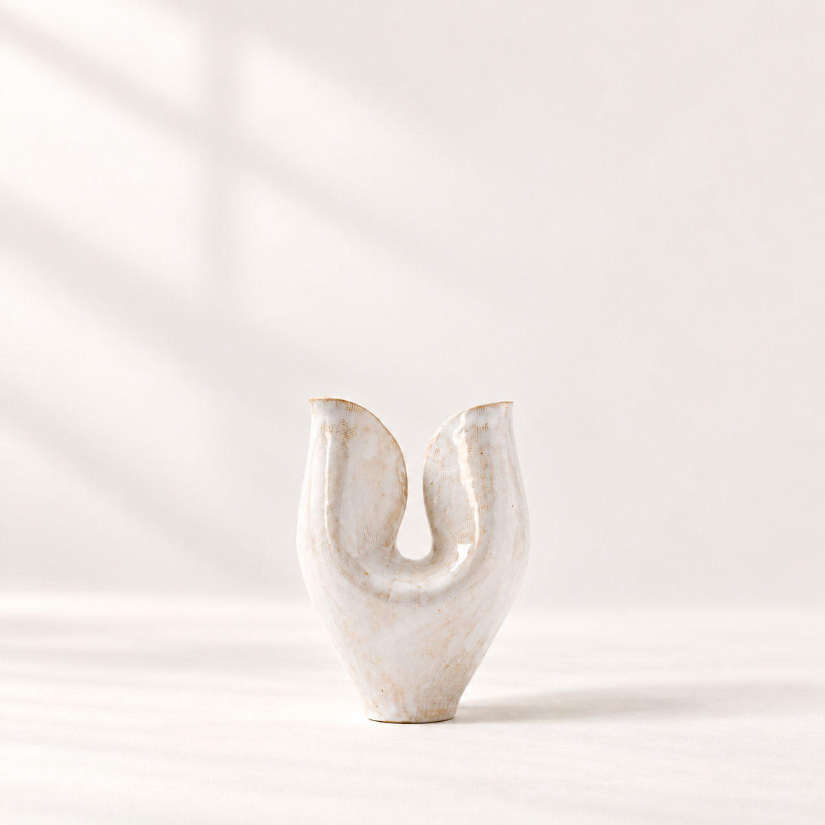 Sculptural Wave Vase