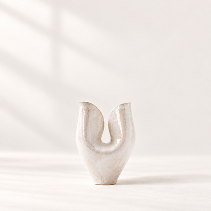 Sculptural Wave Vase