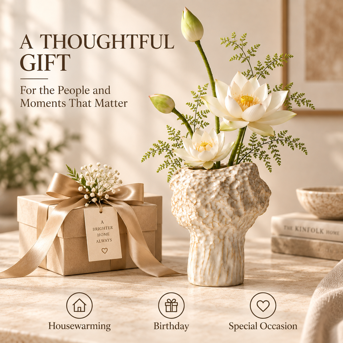 MCOIKY®The Organic Sculptural Ceramic Vase