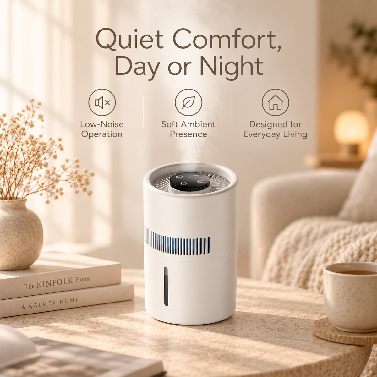 MCOIKY®PureMist Compact Ultrasonic Humidifier