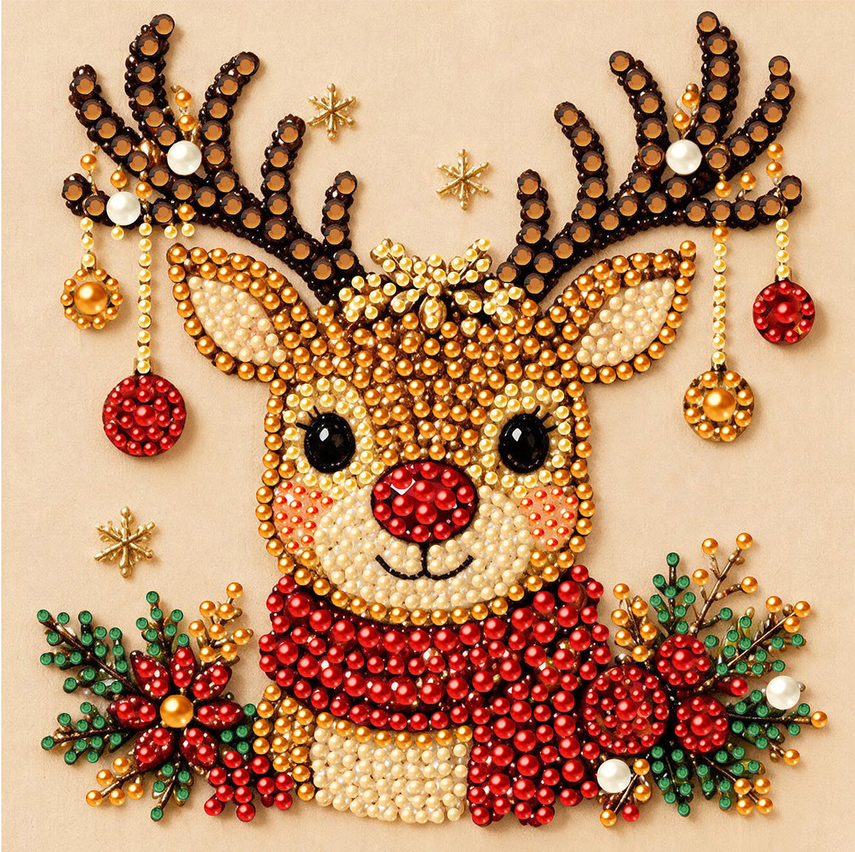 Christmas Santa Claus Pearl Art DIY Kit,  Cute 3D Diamond Painting Crafts, DIY Home Decor Wall Art, Perfect DIY Holiday Party Gift for Beginners,DIY handicrafts,Christmas gifts, birthday gifts