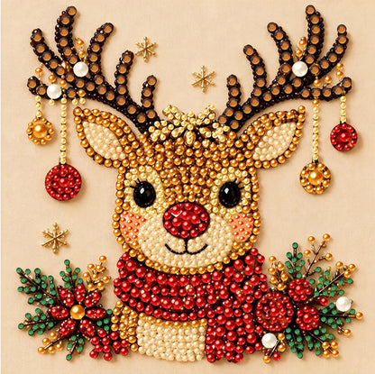 Christmas Santa Claus Pearl Art DIY Kit,  Cute 3D Diamond Painting Crafts, DIY Home Decor Wall Art, Perfect DIY Holiday Party Gift for Beginners,DIY handicrafts,Christmas gifts, birthday gifts
