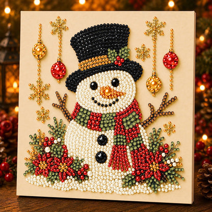 Christmas Santa Claus Pearl Art DIY Kit,  Cute 3D Diamond Painting Crafts, DIY Home Decor Wall Art, Perfect DIY Holiday Party Gift for Beginners,DIY handicrafts,Christmas gifts, birthday gifts