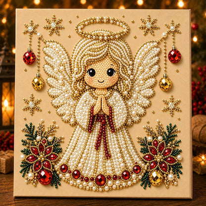 Christmas Santa Claus Pearl Art DIY Kit,  Cute 3D Diamond Painting Crafts, DIY Home Decor Wall Art, Perfect DIY Holiday Party Gift for Beginners,DIY handicrafts,Christmas gifts, birthday gifts