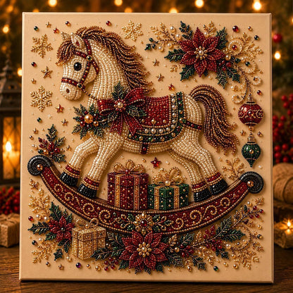 Christmas Santa Claus Pearl Art DIY Kit,  Cute 3D Diamond Painting Crafts, DIY Home Decor Wall Art, Perfect DIY Holiday Party Gift for Beginners,DIY handicrafts,Christmas gifts, birthday gifts