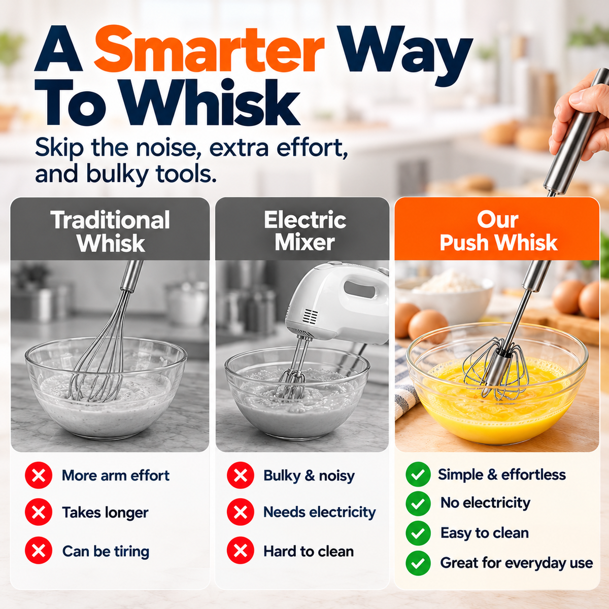 🎃𝐇𝐚𝐥𝐥𝐨𝐰𝐞𝐞𝐧 𝐌𝐞𝐠𝐚 𝐒𝐚𝐥𝐞  | Stainless Steel Hand-Push Rotary Whisk – Semi-Automatic Egg Beater, Milk Frother & Mixer