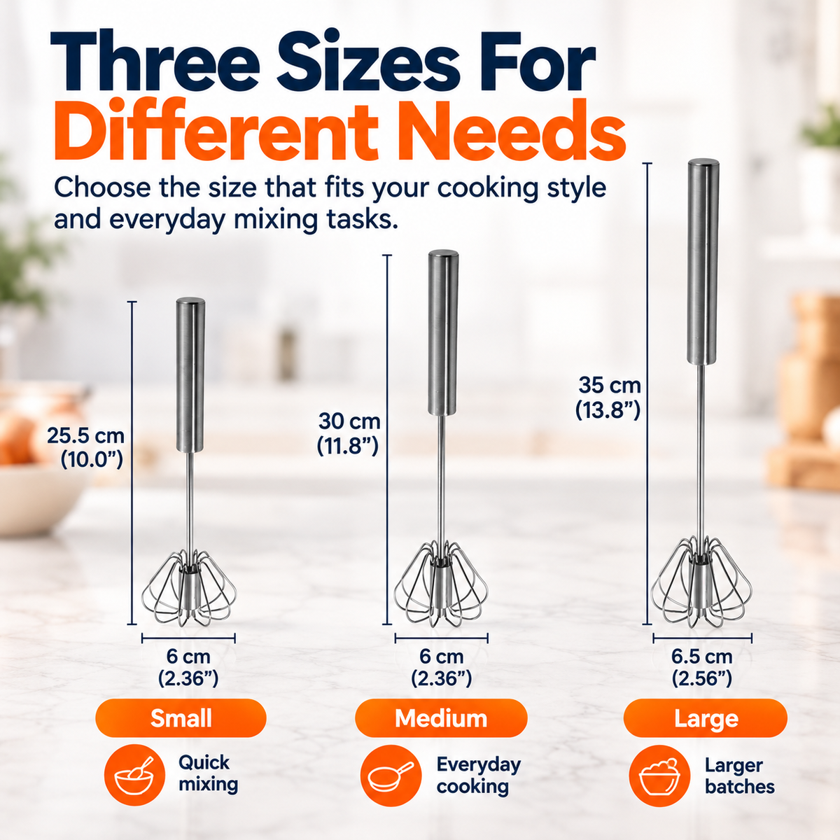 🎃𝐇𝐚𝐥𝐥𝐨𝐰𝐞𝐞𝐧 𝐌𝐞𝐠𝐚 𝐒𝐚𝐥𝐞  | Stainless Steel Hand-Push Rotary Whisk – Semi-Automatic Egg Beater, Milk Frother & Mixer